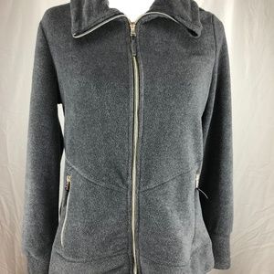 CALVIN KLEIN PERFORMANCE Charcoal Full Zip Jacket